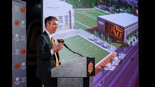 Oklahoma State Athletic Director Chad Weiberg talks about the  $325 million athletics master plan