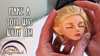 Make a BJD wig with me!