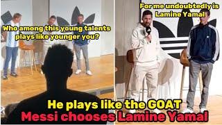 Lionel Messi praised Lamine Yamal again at an Adidas event