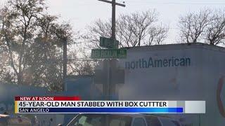 Police: Man stabbed with box cutter Thursday afternoon