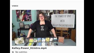 The Power of One mosaic art online course with Kelley Knickerbocker