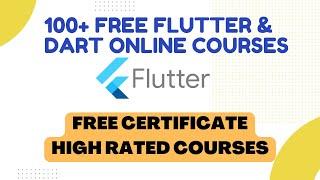 FREE FLUTTER COURSES WITH CERTIFICATE | FREE FLUTTER AND DART COURSES ONLINE WITH CERTIFICATE