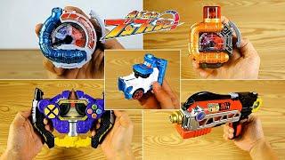 爆上戦隊ブンブンジャー変身アイテム BoonBoomger All Henshin items, Power Rangers Burnout Morphers