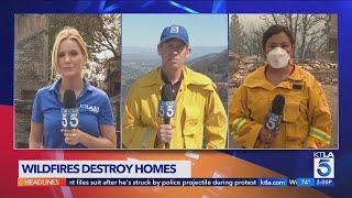 Wildfires destroy homes, property in Southern California - Wednesday 3 p.m. Team Coverage