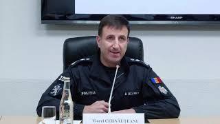 Briefing de presă susținut de șeful Inspectoratului General al Poliției, Viorel Cernăuțeanu