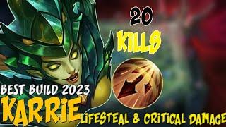 INSANE KARRIE MONTAGE‼️20 KILLSBY Nyxero ~ MLBB