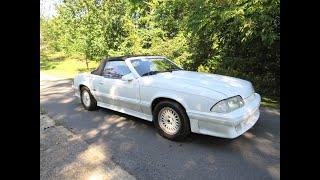 Lot 1 - 1987 Ford Mustang ASC McLaren Soft-top Convertible