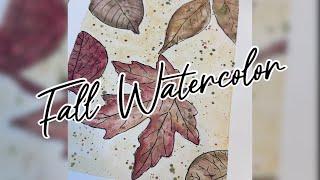 Fall Watercolor #watercolorpainting #watercolor #fallvibes