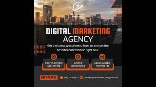 Black Modern Digital Marketing Agency Instagram Post #advertisingagency #advertising