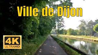 Ville de Dijon 4K - Driving- French region