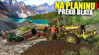 VUKAO DVIJE PRIKOLICE KROZ BLATO NA VRHU PLANINE! (NEVJEROJATNA Avantura)