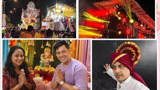 Reel and Real Ganesh pooja and Visarjan | Dhoom, Dhamaal and Devotion #vlog #vlogging #vlogger