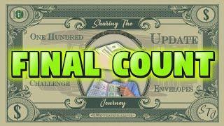 100 Envelope Challenge: $$$ Final Count $$$ #100envelopechallenge #savings #invest #cash #rvlife