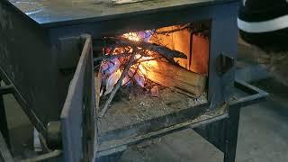 How to start a fire in a wood stove