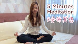 5 Minutes 【Meditation】 5分钟冥想 Relax Your Mind【放松身心】早晨运动