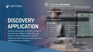 Veritone Discovery Application