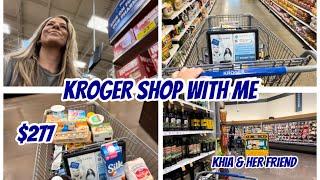 KROGER SHOP WITH ME | KHIA & HER FRIEND