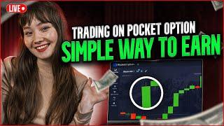  HOW TO MAKING MONEY ONLINE from TRADING - SIMPLE WAY FOR EARNINGS! | Pocket Options Live