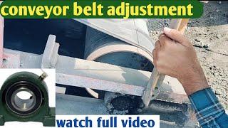 conveyor belt adjustment| conveyor belt maintenance| conveyor problem #schwing_stetter #mechanical