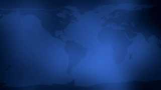 Blue World Map - HD Motion Graphics Background Loop