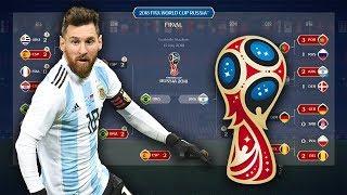 SIMULATING THE 2018 WORLD CUP 10X TIMES WITH ARGENTINA!! - PREDICTING THE WORLD CUP!!