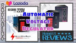 Lazada Automatic Voltage Regulator (AVR) |unboxing|Review|Eilena Naglap