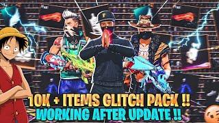 freefire VIP + LUFFY bundle glitch after update #glitch