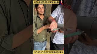 calcium carbide gun | science experiments #experiments #physics #shorts #science