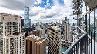 A one-bedroom with dramatic views at the iconic Aqua apartments