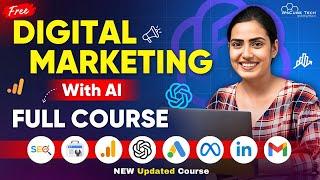 Digital Marketing with AI Full Course for Beginners in 4 HOURS - 2024 Updated [No Experience Needed]