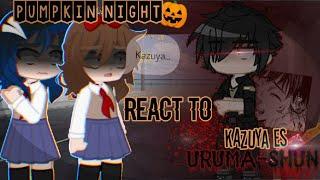 [GM]Past Pumpkin Night  React To Kazuya Es Uruma-Shun[//]