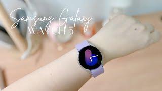  Samsung Galaxy Watch 5 Unboxing (Aesthetic) + Features