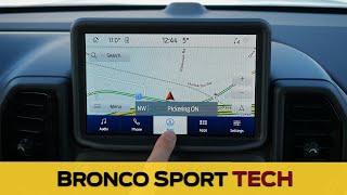 Factory Navigation in the Ford Bronco Sport (2021-2024 models)