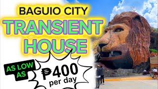 WHERE TO STAY IN BAGUIO CITY | AFFORDABLE TRANSIENT HOUSE