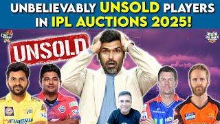 Unbelievably unsold players in IPL auctions 2025! | Cric It with Badri