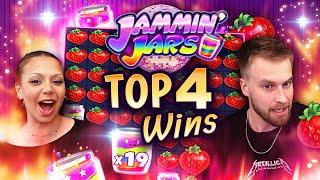 Top 4 Biggest Slot Wins from Jammin Jars - Gambling Reactions 2023