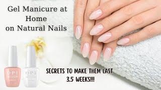 Gel Manicure at Home on Natural Nails | BY SARV