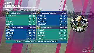 KCC Night Challeng Cup || Links Media HD || Gujjrat Grace Vs Hyderabad Dragons