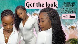 Get the Look: JZhair Bohemian Crochet Braids Side Part Tutorial | Amazon delivery