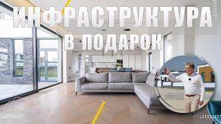 Архитектура - хай тэк,  отделка - минимализм. Суперсовременный дом "под тапочки" в КП "Райт Вилладж"