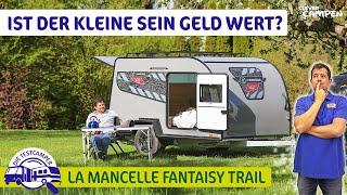 Kleiner Teardrop - solide gebaut - aber teuer - La Mancelle Fantaisy Trail - Clever Campen