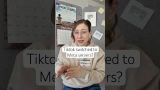 TikTok "switched to Meta Servers"?