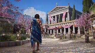 Walking in Ancient Greece 431 BCE – Famous Cities (Assassin's Creed Odyssey)