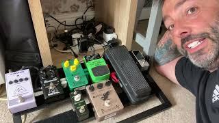 Pedal board re-arranged thanks to my super helpful subscribers, thank you 