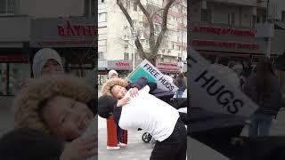 Japanese do Free Hugs in Kazakhstan ️