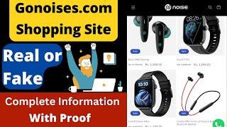 Gonoises Real or fake | Gonoises.com Review | Refund Process | Order Cancel |Gonoises Product Return