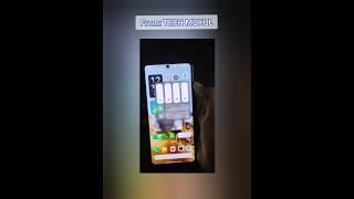 Control Center animations with new Volume Panel | POCO X6 Pro HyperOS 2  #shorts #hyperos2