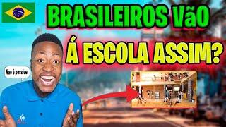 Brasil é incrivel, fornecem isso na escola Publica? .Africano Reage