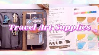 My Favorite Travel Art Supplies // Packing Art Supplies for a Trip