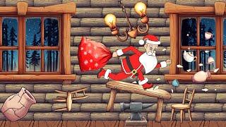 Lazy Santa Claus Gameplay | Funny Christmas Adventure Game